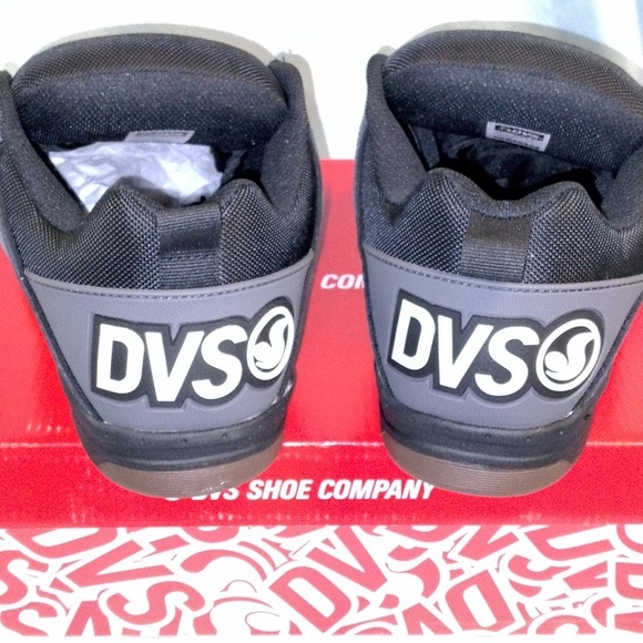 DVS Comache  Charcoal Black/Gum White Nubuck - Picture 5 of 8